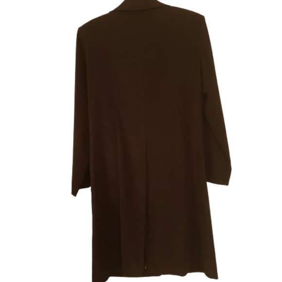 Long  jacket coat suede look button front - Picture 2 of 5